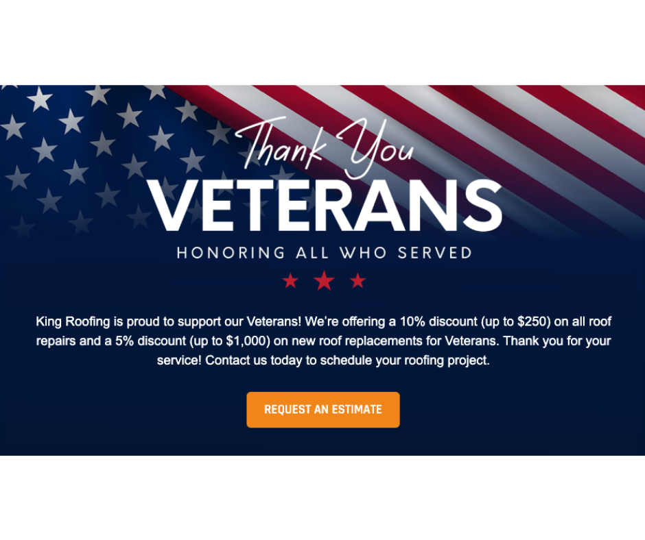 Veterans Discount Banner