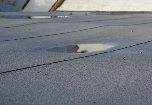 How To Fix Pooling Water On The Roof