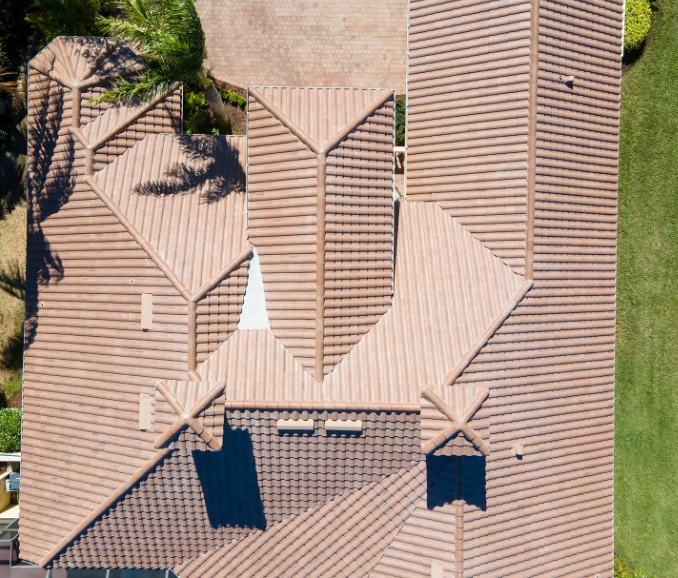 Brown and earth-tone roofs 